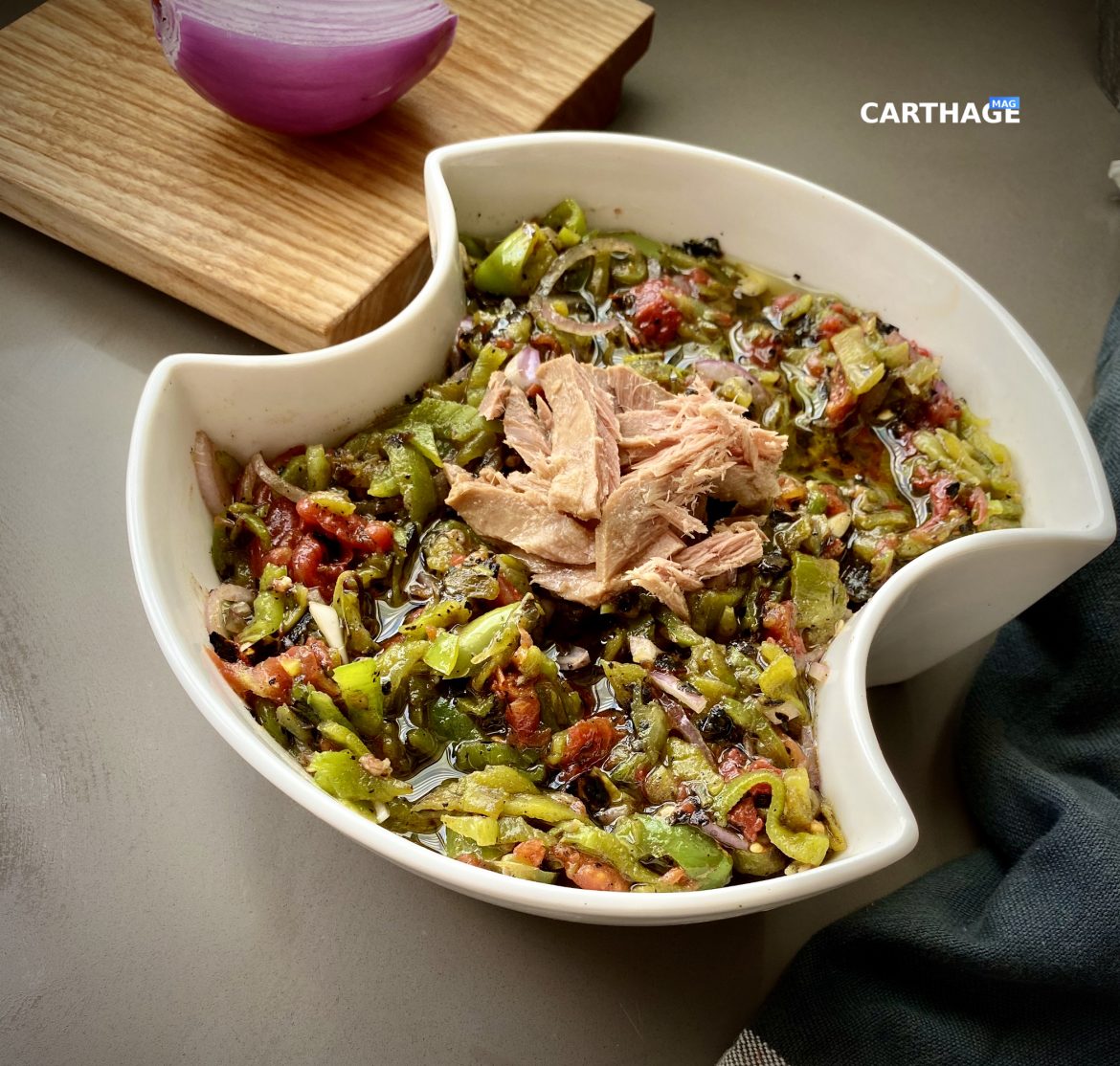 Tunisian Grilled Salad