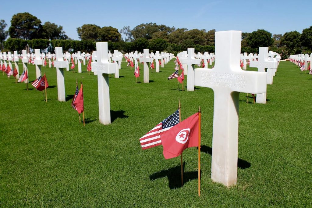 North Africa American Cemetery in Tunisia