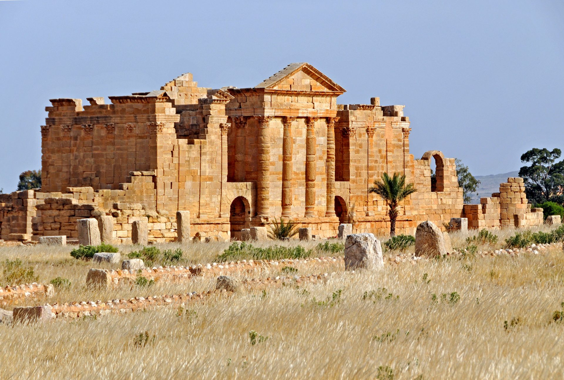 Tunisia’s Roman Ruins of Sbeitla (Sufetula) Majestically Stand