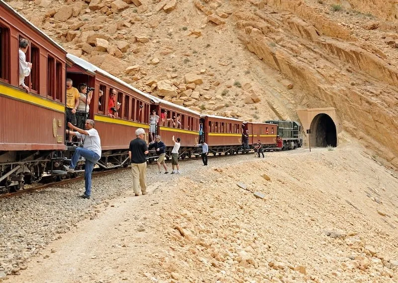 Tunisian Red Lizard Train of Metlaoui.