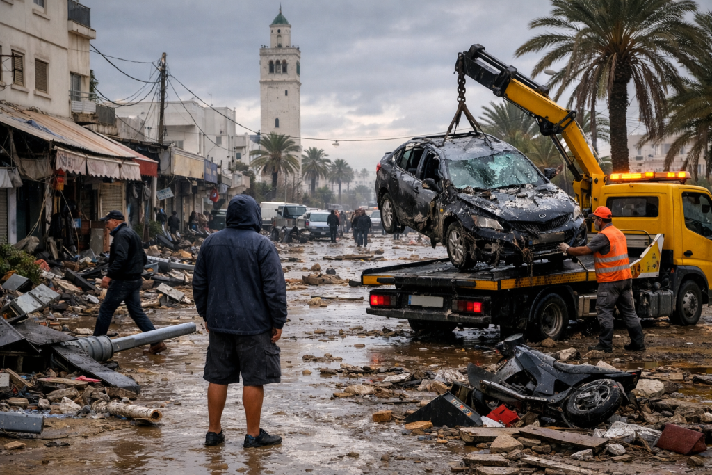 People Wake Up to Damages as Storm Harry Batters Tunisia Overnight —  Carthage Magazine