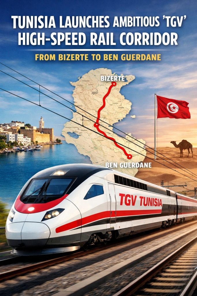 Tunisia Launches Ambitious 'TGV' from Bizerte to Ben Guerdane